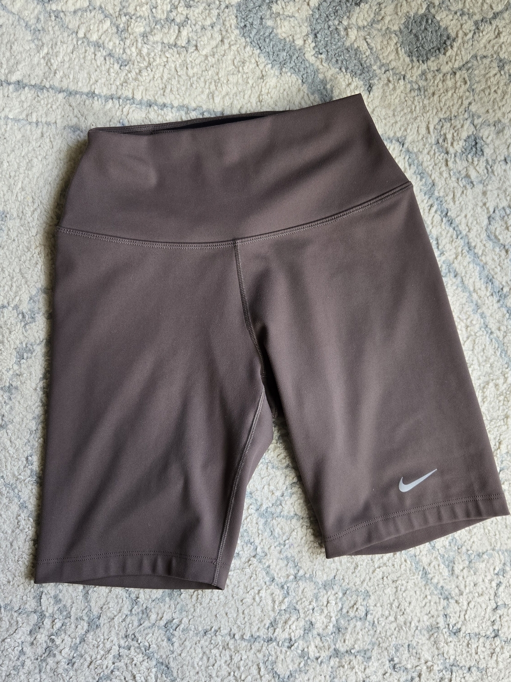 Nike Women's High-Rise Bike Shorts Brown
